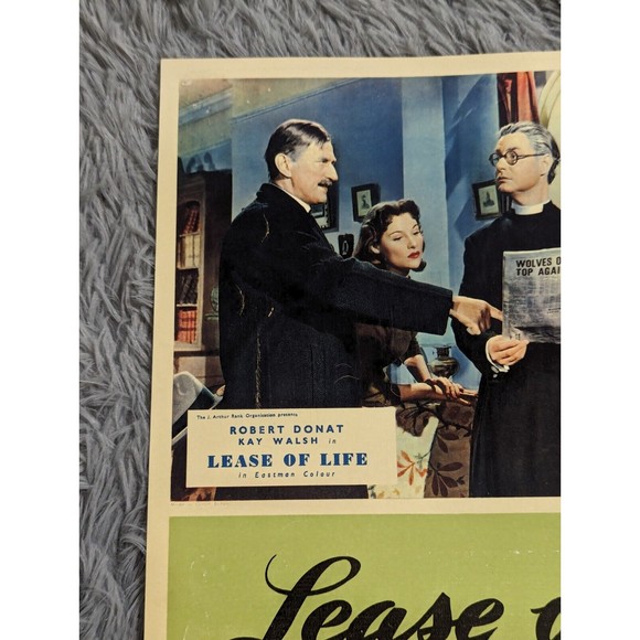 Lease Of Life 1954 Original Lobby Card Movie Poster  Robert Donat Kay Walsh UK‎ - Picture 3 of 8